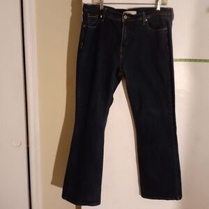 Levi's 515 bootcut jeans women's size 16m dark wash stretch